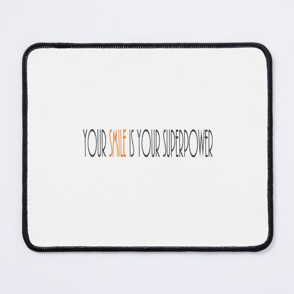 Item preview, Your Smile Is Your Superpower – Positive Inspirational Quote Design designed and sold by Beautiful art store.