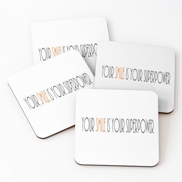 Item preview, Your Smile Is Your Superpower – Positive Inspirational Quote Design designed and sold by Beautiful art store.