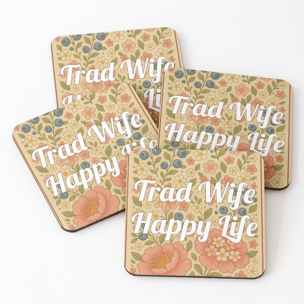 Item preview, Trad Wife, Happy Life ! designed and sold by PatriotsPallette.
