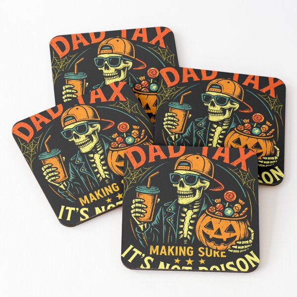 Item preview, Skeleton Papa Halloween Dad Tax Making Sure Not Poison  designed and sold by DouglasChoosen.