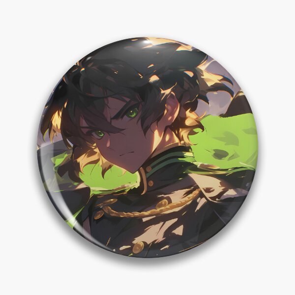 Item preview, Hyakuya Yuuichirou Seraph of the End Anime Green Flame designed and sold by earlobejerk.