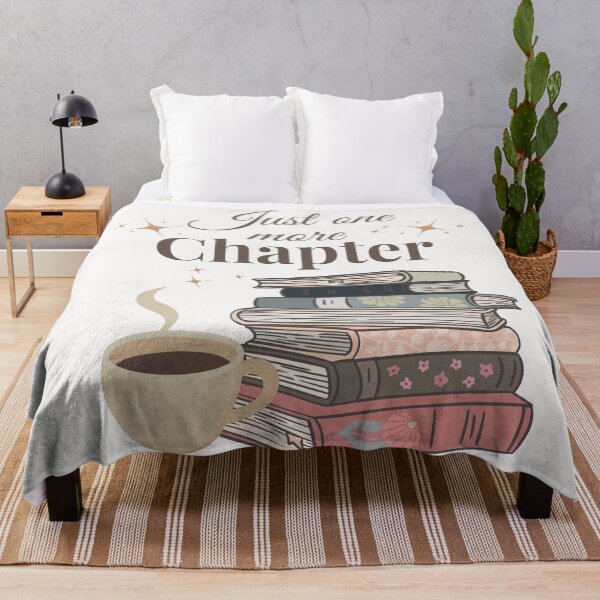 Item preview, Just One More Chapter | Cozy Reader Coffee & Books Design designed and sold by Petal & Flame.