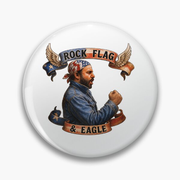 Item preview, Rock, Flag and eagle designed and sold by American Artist Designs.