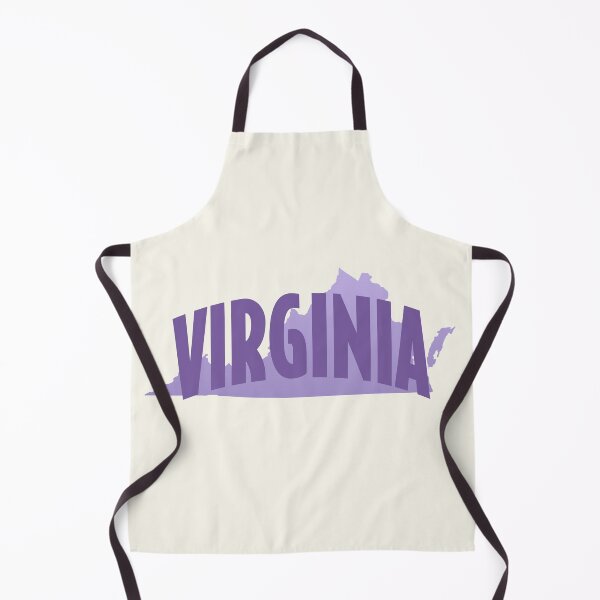 Item preview, Virginia - Retro Style Curved Text with State Shape designed and sold by chosenhomes.