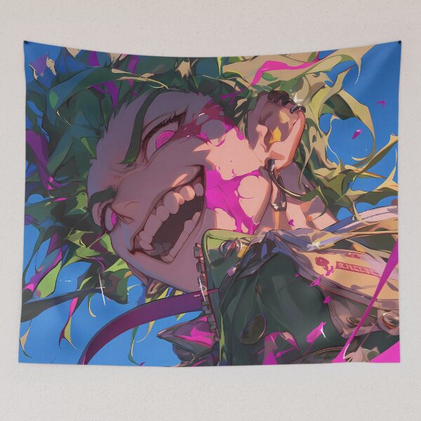 Item preview, Rantaro Amami Danganronpa Anime Fierce Smile designed and sold by earlobejerk.