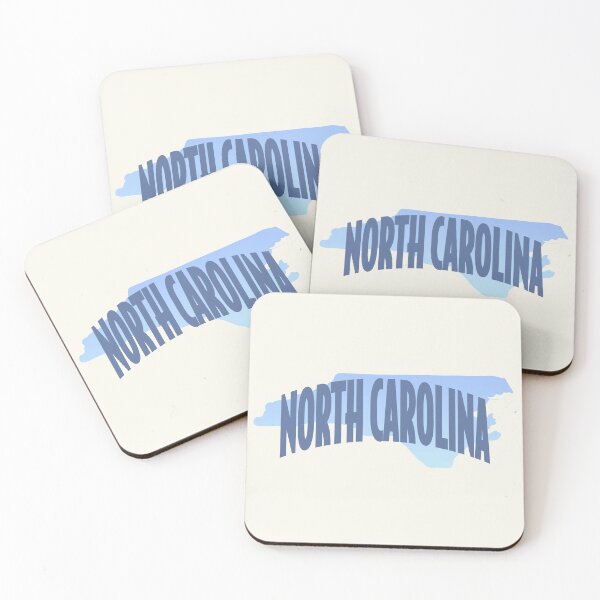 Item preview, North Carolina - Retro Style Curved Text with State Shape designed and sold by chosenhomes.