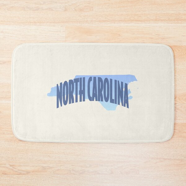 Item preview, North Carolina - Retro Style Curved Text with State Shape designed and sold by chosenhomes.