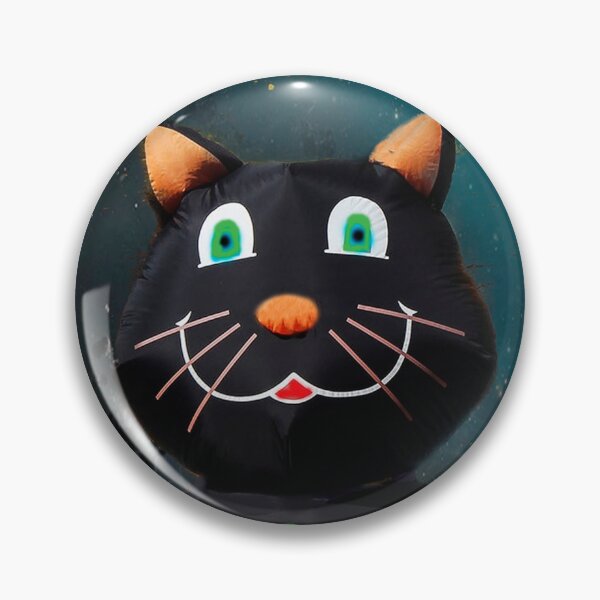 Item preview, Halloween Cat Floating in For Treats  designed and sold by heatherfriedman.