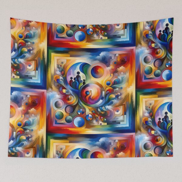 Item preview, Emotional Family Abstract Art – Perfect Mother’s Day Gift designed and sold by Cultradesign.
