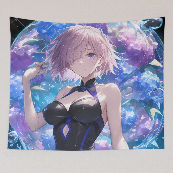 Item preview, Shielder Mash Kyrielight Hydrangea Glow Fate Grand Order Game Girl designed and sold by earlobejerk.