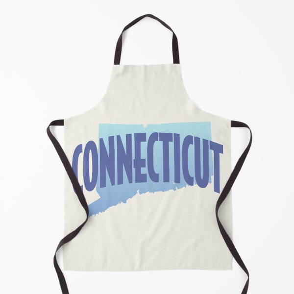 Item preview, Connecticut - Retro Style Curved Text with State Shape designed and sold by chosenhomes.