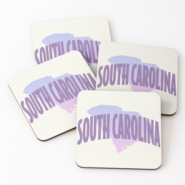 Item preview, South Carolina - Retro Style Curved Text with State Shape designed and sold by chosenhomes.