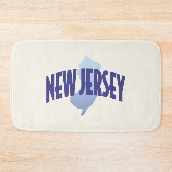 Item preview, New Jersey - Retro Style Curved Text with State Shape designed and sold by chosenhomes.