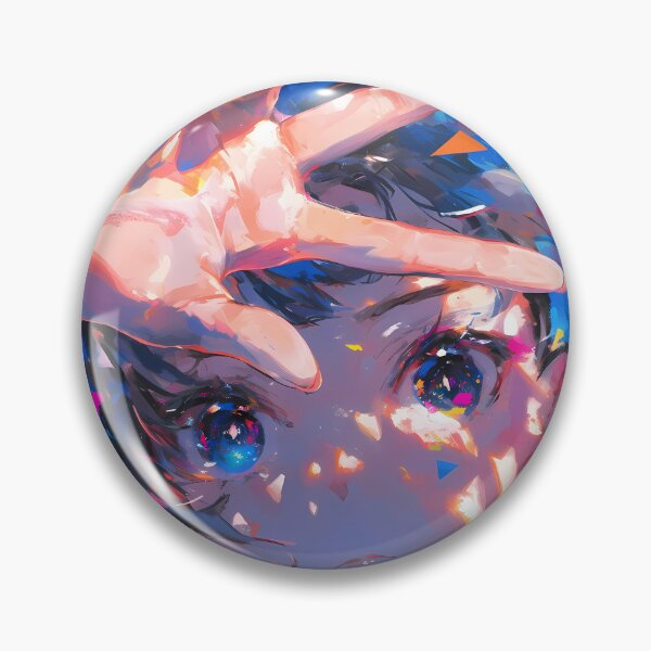 Item preview, Ai Hoshino vibrant abstract portrait in Oshi no Ko anime designed and sold by earlobejerk.