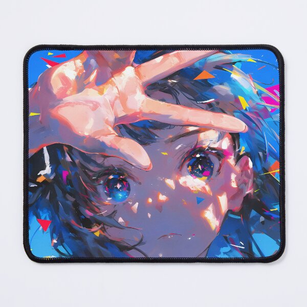 Item preview, Ai Hoshino vibrant abstract portrait in Oshi no Ko anime designed and sold by earlobejerk.