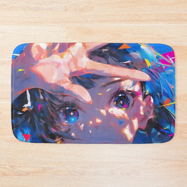 Item preview, Ai Hoshino vibrant abstract portrait in Oshi no Ko anime designed and sold by earlobejerk.