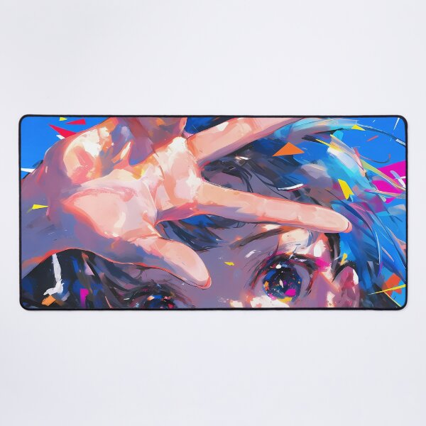 Item preview, Ai Hoshino vibrant abstract portrait in Oshi no Ko anime designed and sold by earlobejerk.