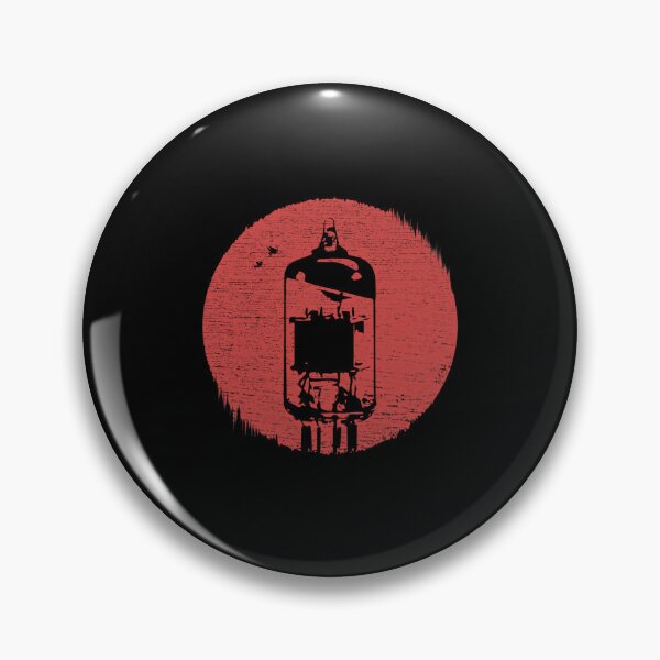 Item preview, Red Distressed Effect Retro Vacuum Tube  designed and sold by Laceyrivers3.