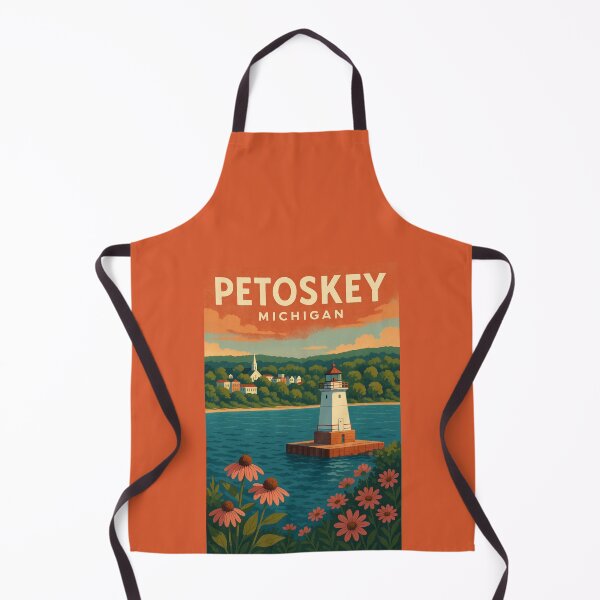 Item preview, Petoskey Michigan Vintage Travel Design designed and sold by American Travels.
