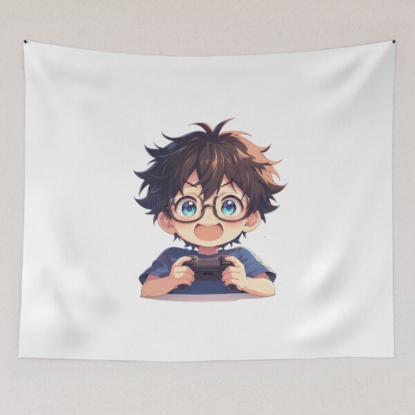 Item preview, Kousei Arima Your Lie in April Anime Cute Chibi Playing Video Game designed and sold by earlobejerk.