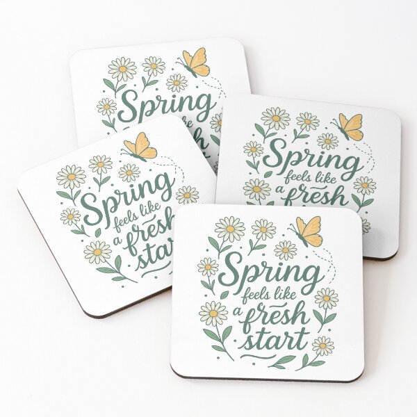 Item preview, Spring Feels Like a Fresh Start | Floral Nature Quote Design designed and sold by inkoutninja.