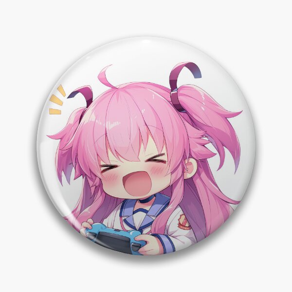 Item preview, Yui Angel Beats Anime Cute Chibi Playing Video Game designed and sold by earlobejerk.