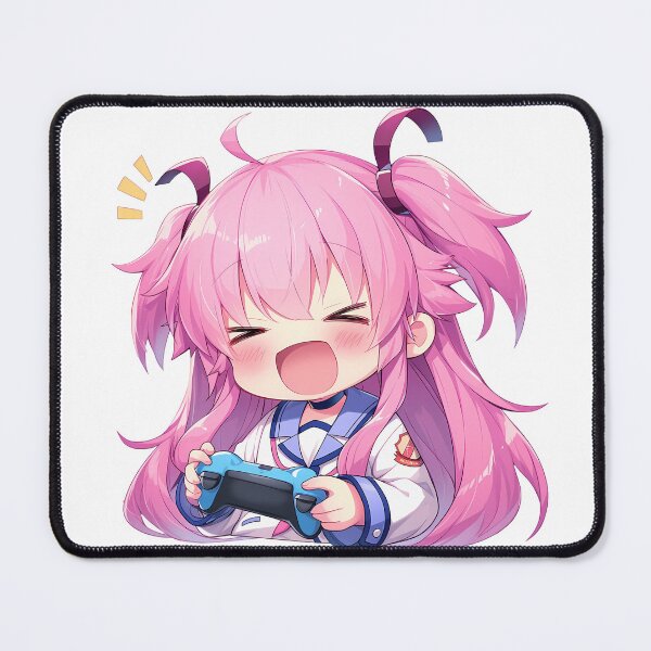 Item preview, Yui Angel Beats Anime Cute Chibi Playing Video Game designed and sold by earlobejerk.