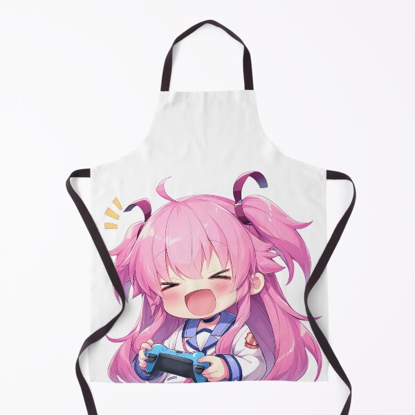 Item preview, Yui Angel Beats Anime Cute Chibi Playing Video Game designed and sold by earlobejerk.