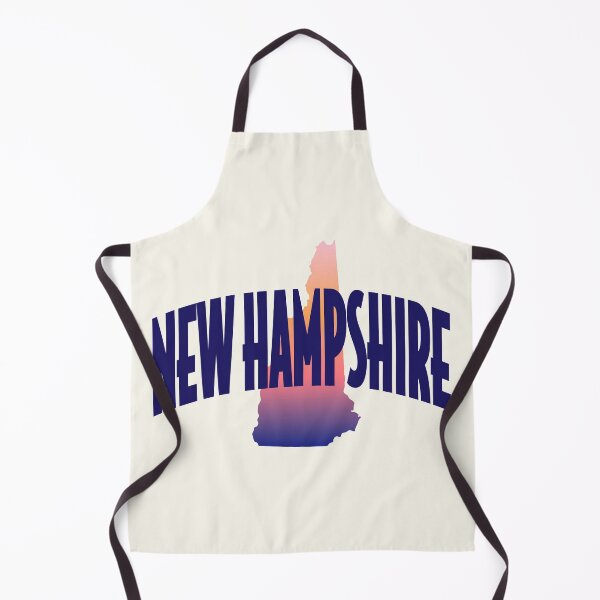 Item preview, New Hampshire - Retro Style Curved Text with State Shape designed and sold by chosenhomes.