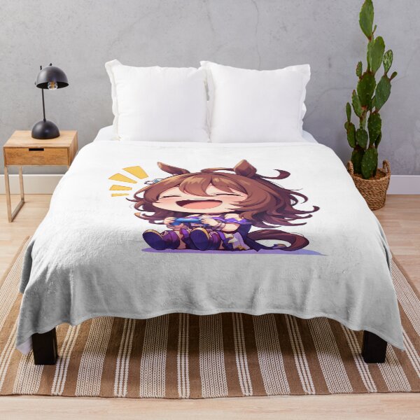 Item preview, Agnes Tachyon Uma Musume Pretty Derby Anime Cute Chibi Playing Video Game designed and sold by earlobejerk.