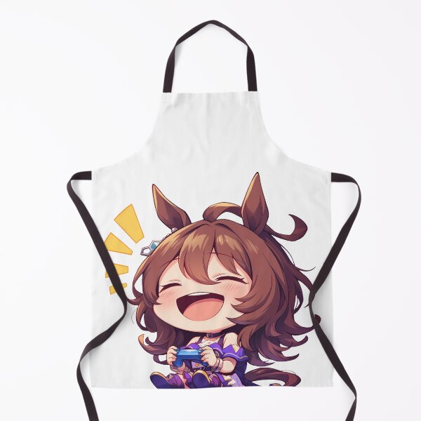 Item preview, Agnes Tachyon Uma Musume Pretty Derby Anime Cute Chibi Playing Video Game designed and sold by earlobejerk.
