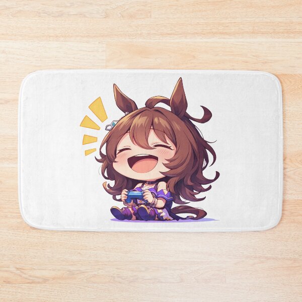 Item preview, Agnes Tachyon Uma Musume Pretty Derby Anime Cute Chibi Playing Video Game designed and sold by earlobejerk.