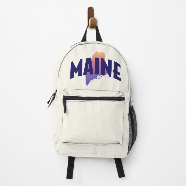 Item preview, Maine - Retro Style Curved Text with State Shape designed and sold by chosenhomes.