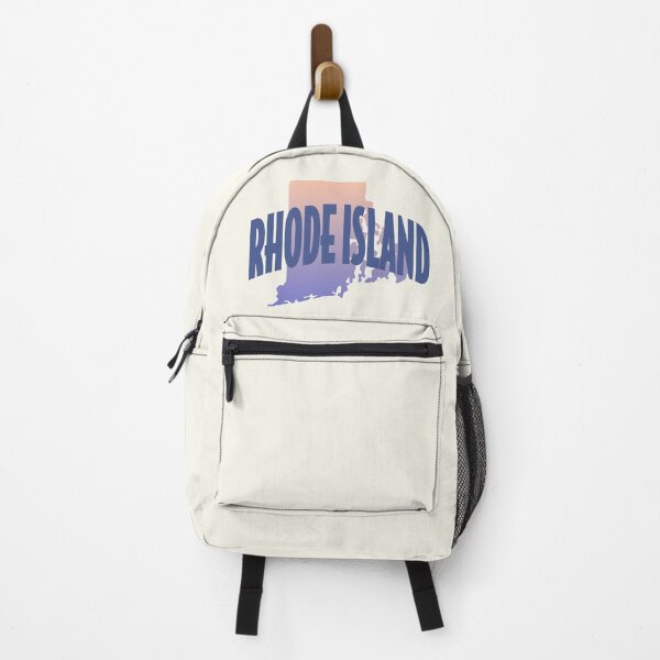 Item preview, Rhode Island - Retro Style Curved Text with State Shape designed and sold by chosenhomes.