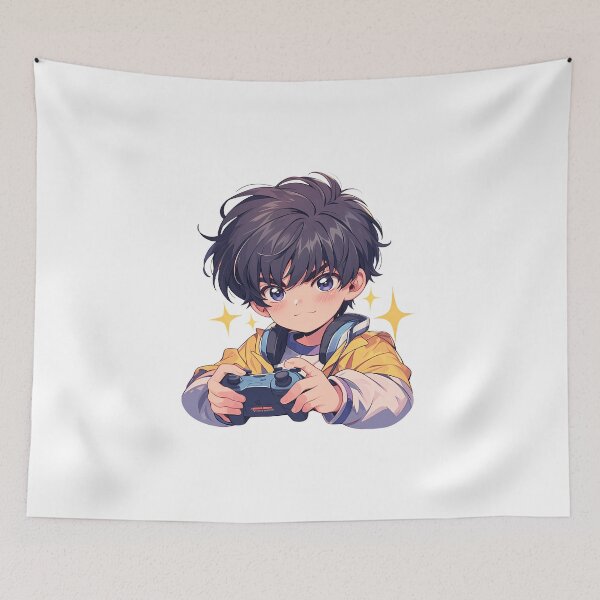 Item preview, Yukito Tsukishiro Yue Cardcaptor Sakura Anime Cute Chibi Playing Video Game designed and sold by earlobejerk.