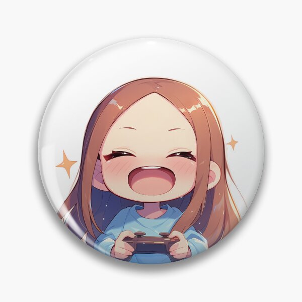 Item preview, Takagi Teasing Master Takagi san Anime Cute Chibi Playing Video Game designed and sold by earlobejerk.