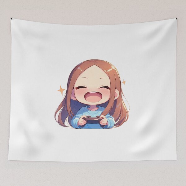 Item preview, Takagi Teasing Master Takagi san Anime Cute Chibi Playing Video Game designed and sold by earlobejerk.