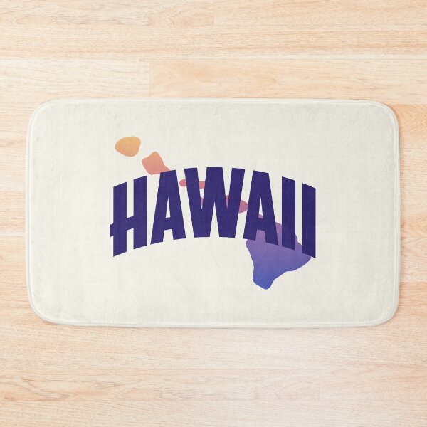 Item preview, Hawaii - Retro Style Curved Text with State Shape designed and sold by chosenhomes.