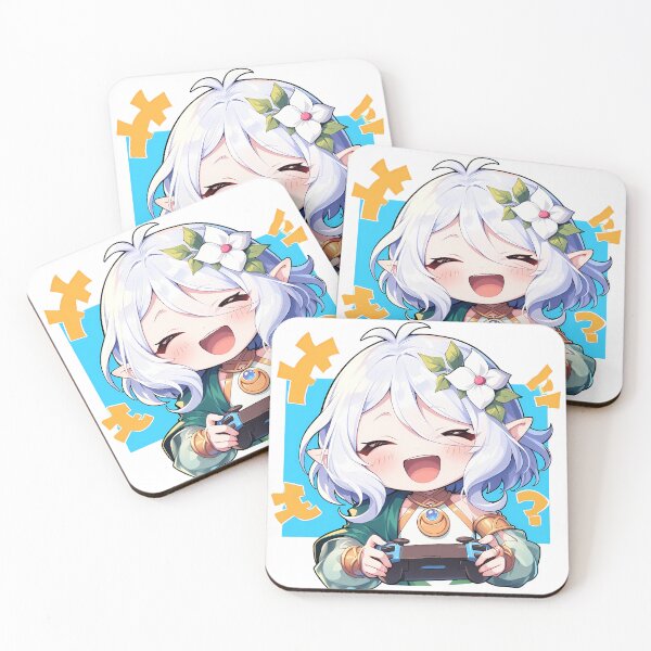 Item preview, Kokkoro Princess Connect Game Anime Cute Chibi Playing Video Game designed and sold by earlobejerk.
