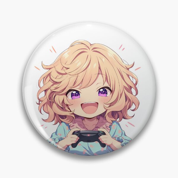 Item preview, Kotoko Iwanaga In Spectre Anime Cute Chibi Playing Video Game designed and sold by earlobejerk.