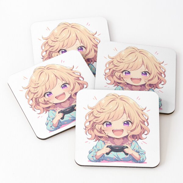 Item preview, Kotoko Iwanaga In Spectre Anime Cute Chibi Playing Video Game designed and sold by earlobejerk.