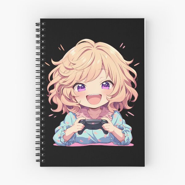 Item preview, Kotoko Iwanaga In Spectre Anime Cute Chibi Playing Video Game designed and sold by earlobejerk.