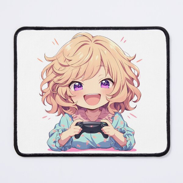 Item preview, Kotoko Iwanaga In Spectre Anime Cute Chibi Playing Video Game designed and sold by earlobejerk.