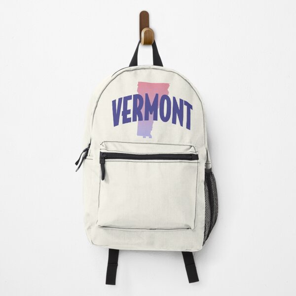 Item preview, Vermont - Retro Style Curved Text with State Shape designed and sold by chosenhomes.