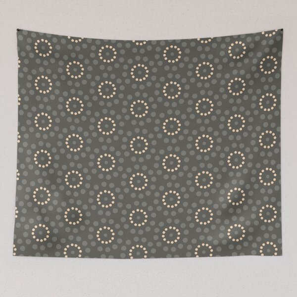 Item preview, Edgy Dot Art Dotty Geometric Polka Circle Pattern designed and sold by RoyalStarsPatts.