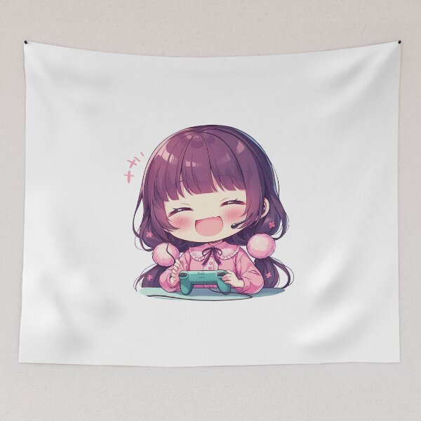 Item preview, Maika Sakuranomiya Blend S Anime Girl Cute Chibi Playing Video Game designed and sold by earlobejerk.
