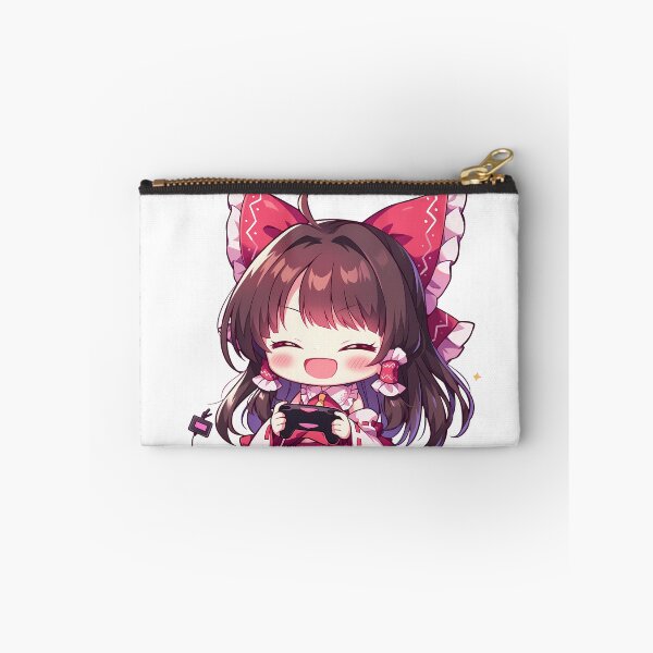 Item preview, Reimu Hakurei Touhou Anime Girl Cute Chibi Playing Video Game designed and sold by earlobejerk.