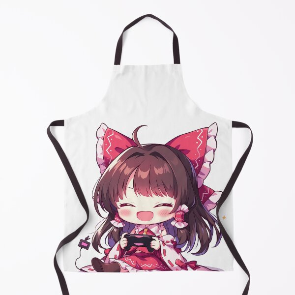 Item preview, Reimu Hakurei Touhou Anime Girl Cute Chibi Playing Video Game designed and sold by earlobejerk.