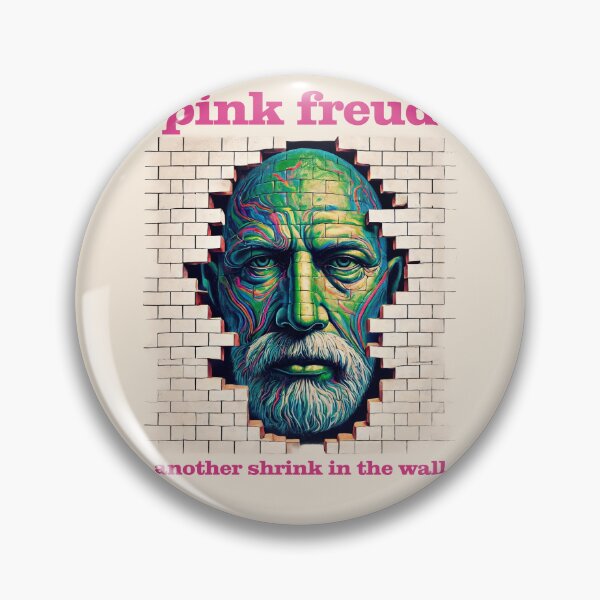 Item preview, Pink Freud Another Shrink in the Wall Parody Art designed and sold by Victor Shadehorn.