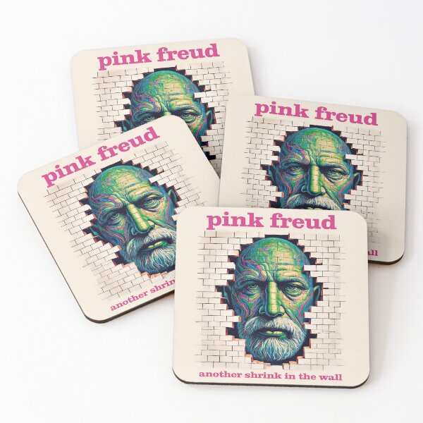 Item preview, Pink Freud Another Shrink in the Wall Parody Art designed and sold by Victor Shadehorn.